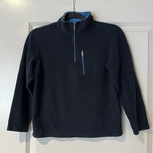 LL Bean Quarter Zip Fleece Top